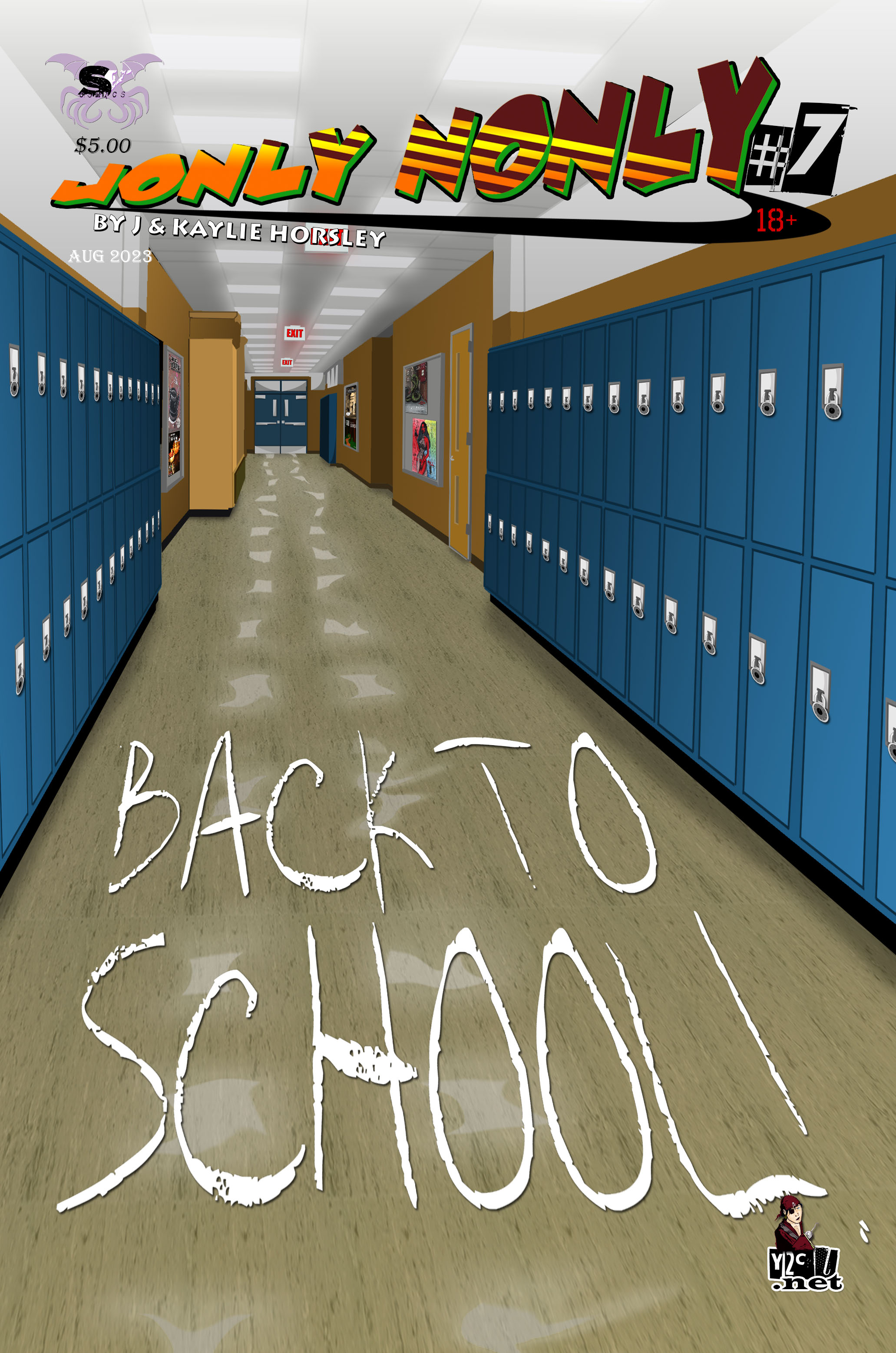 Jonly Nonly #7 - Back to School comic cover