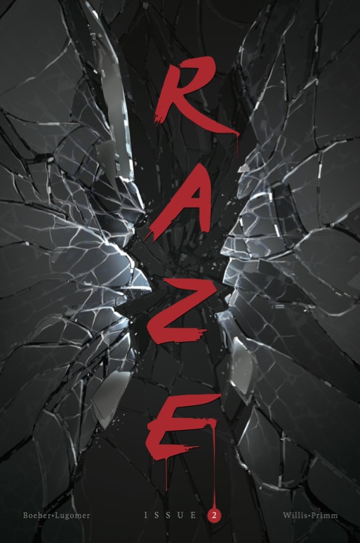 Raze issue #2 comic cover