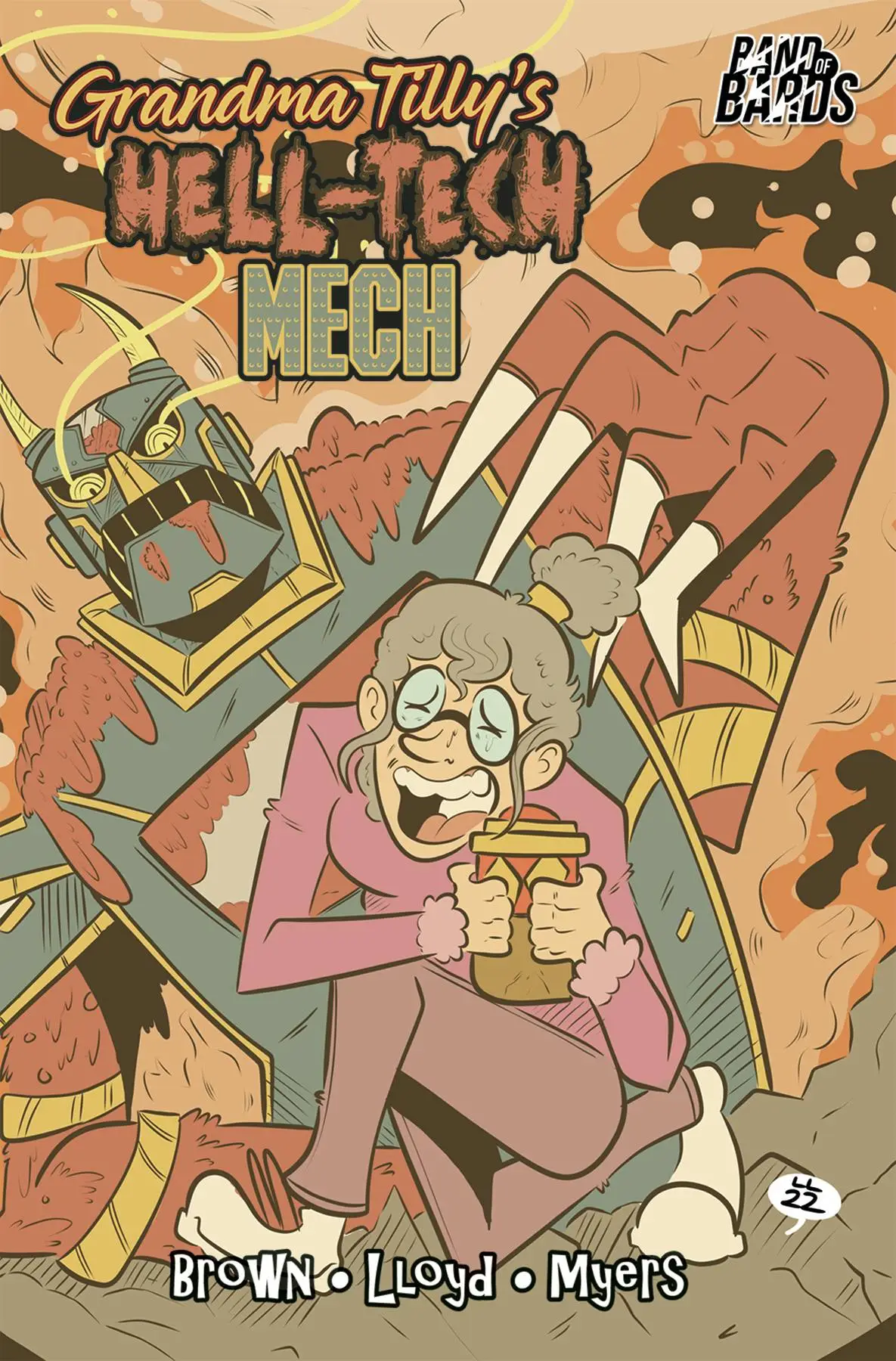 GRANDMA TILLY’S HELL-TECH MECH #1 comic cover