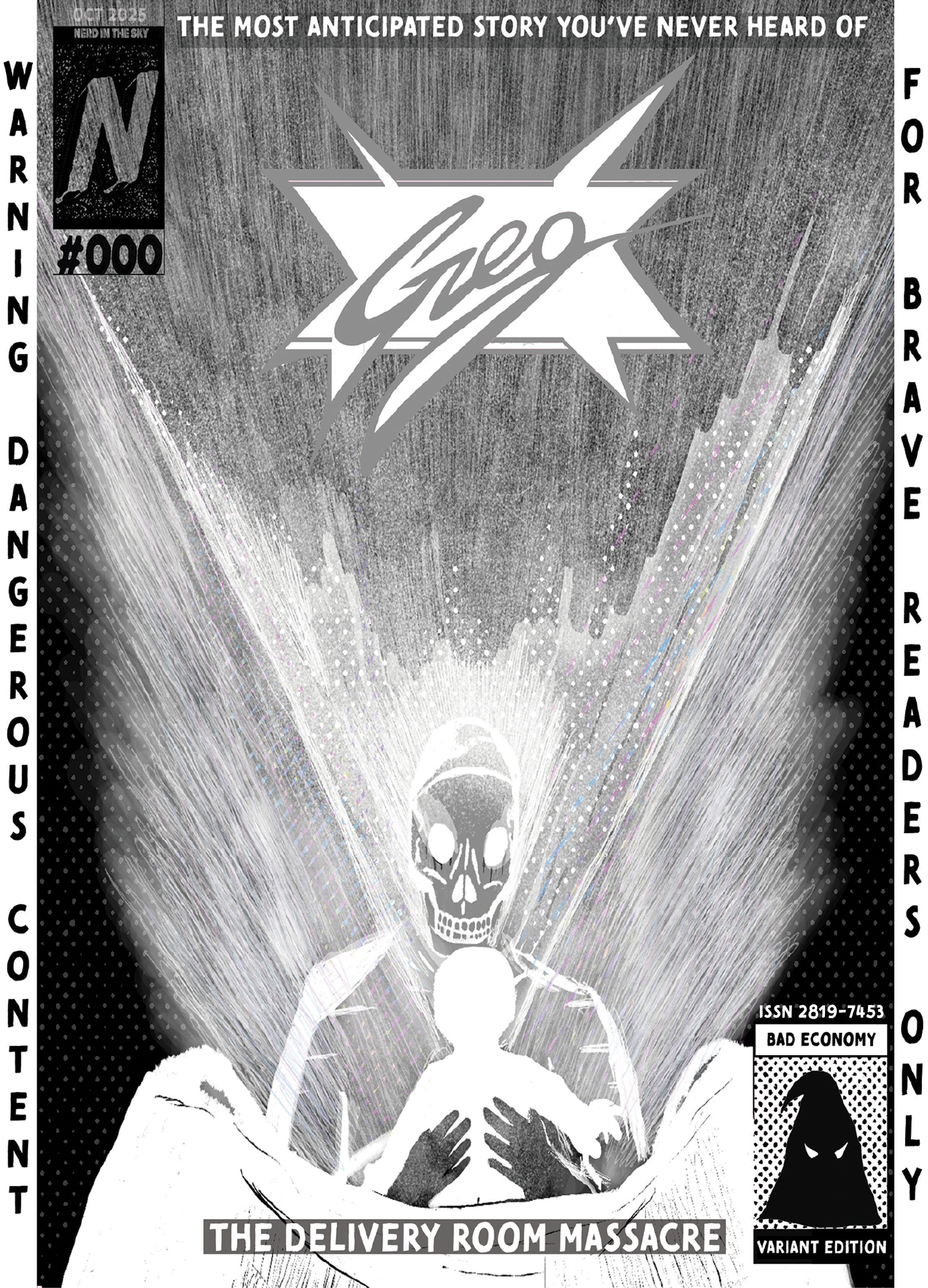 GREG ISSUE #0 THE DELIVERY ROOM MASSACRE  comic cover