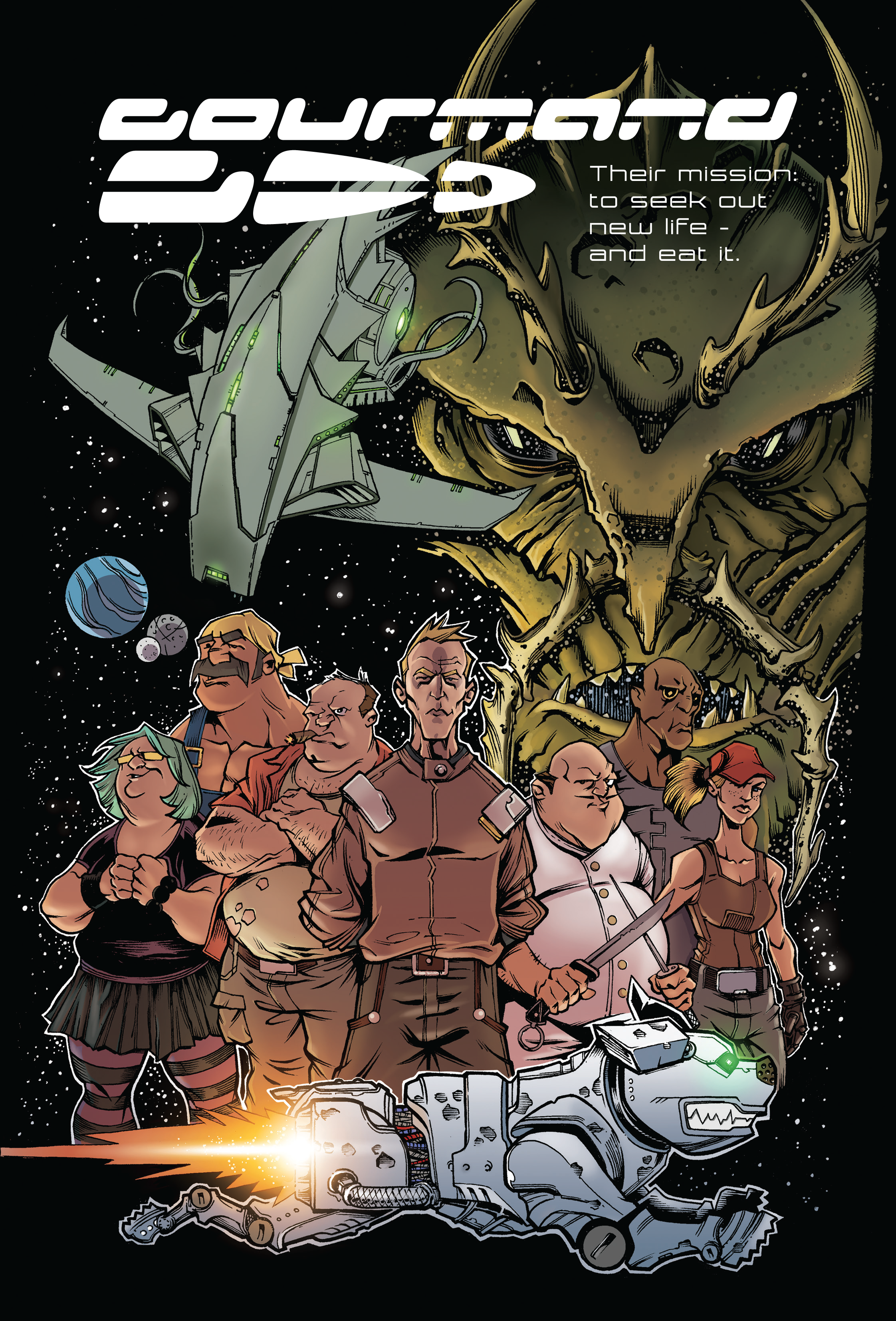 Gourmand Go comic cover